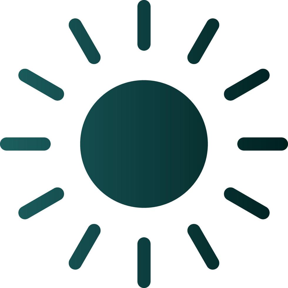 Sunlight Vector Icon Design