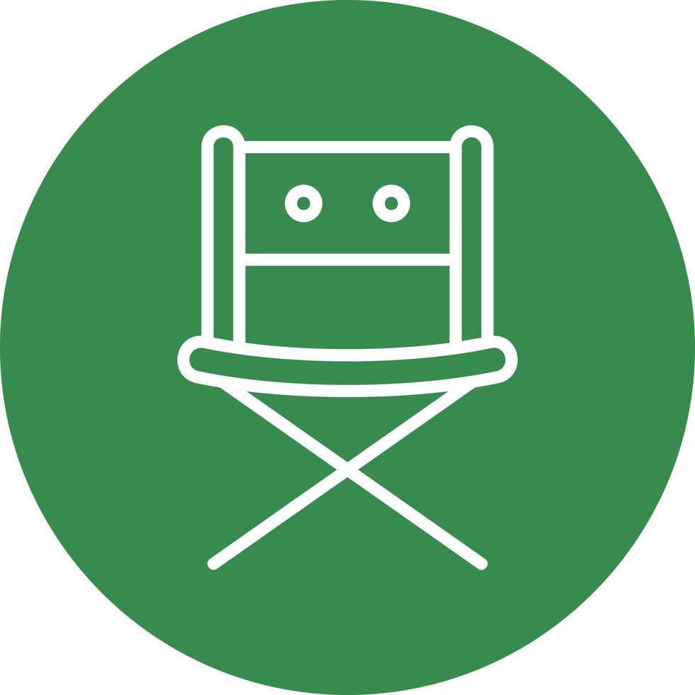 Direstors Chair Vector Icon Design