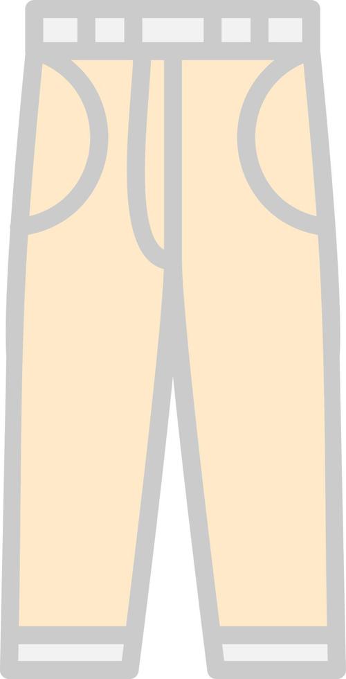 diseño de icono de vector de pantalones