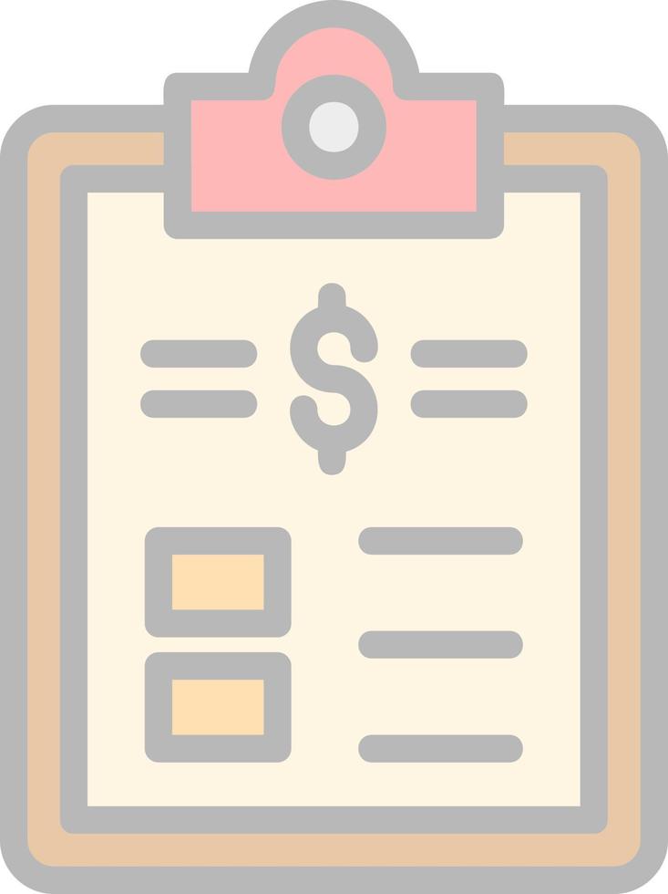 List Vector Icon Design