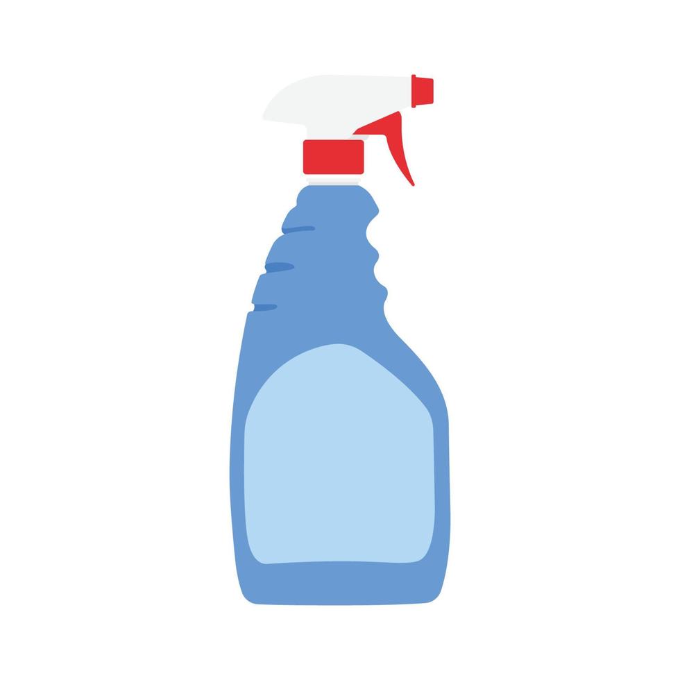 Spray Bottle Flat Illustration. Clean Icon Design Element on Isolated White Background vector