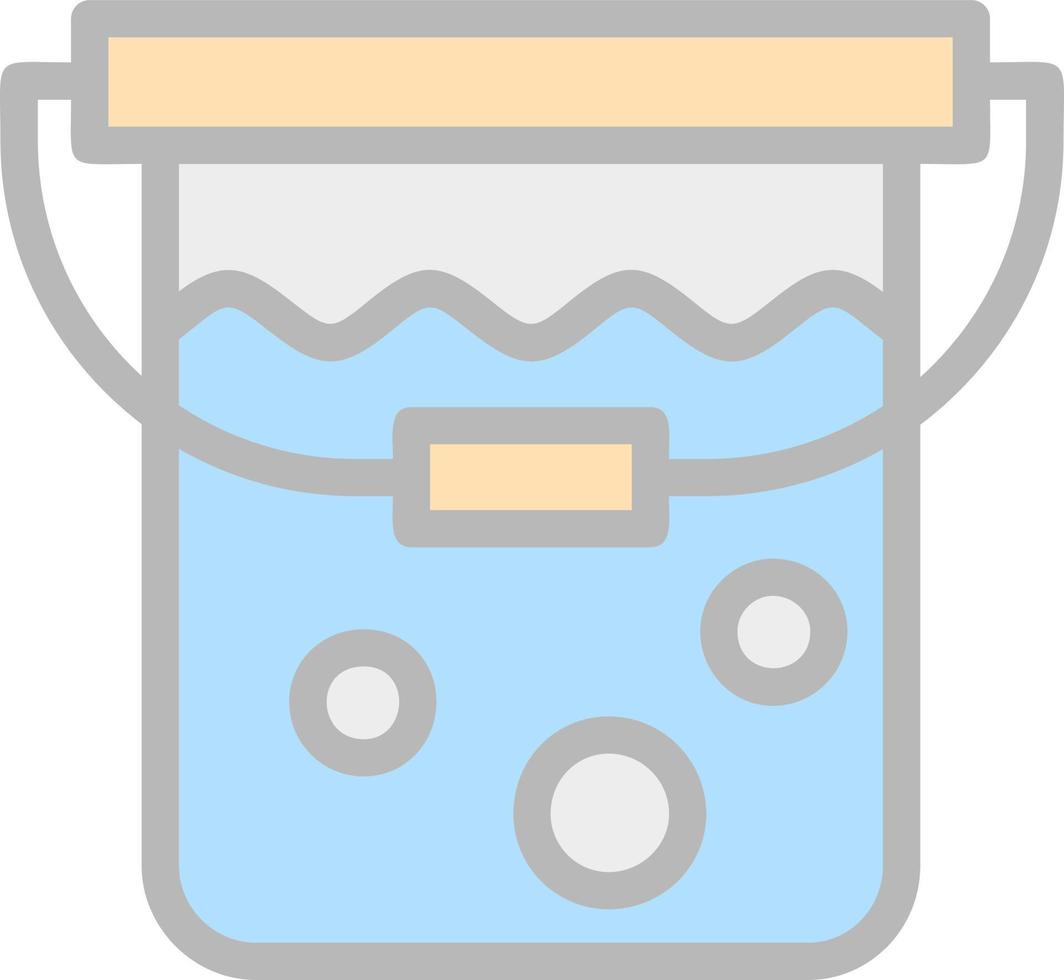 Bucket Vector Icon Design