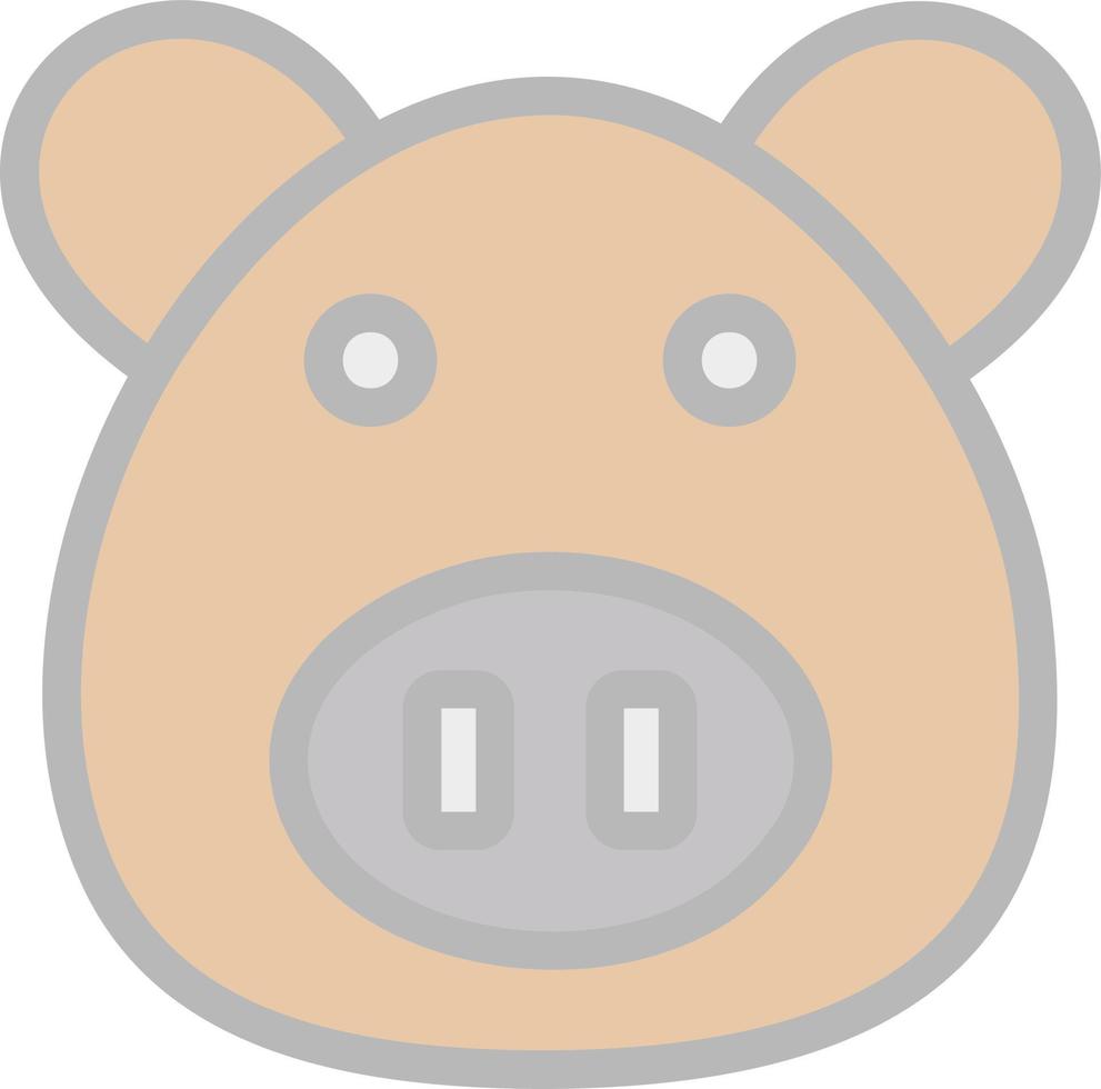 Pig Vector Icon Design