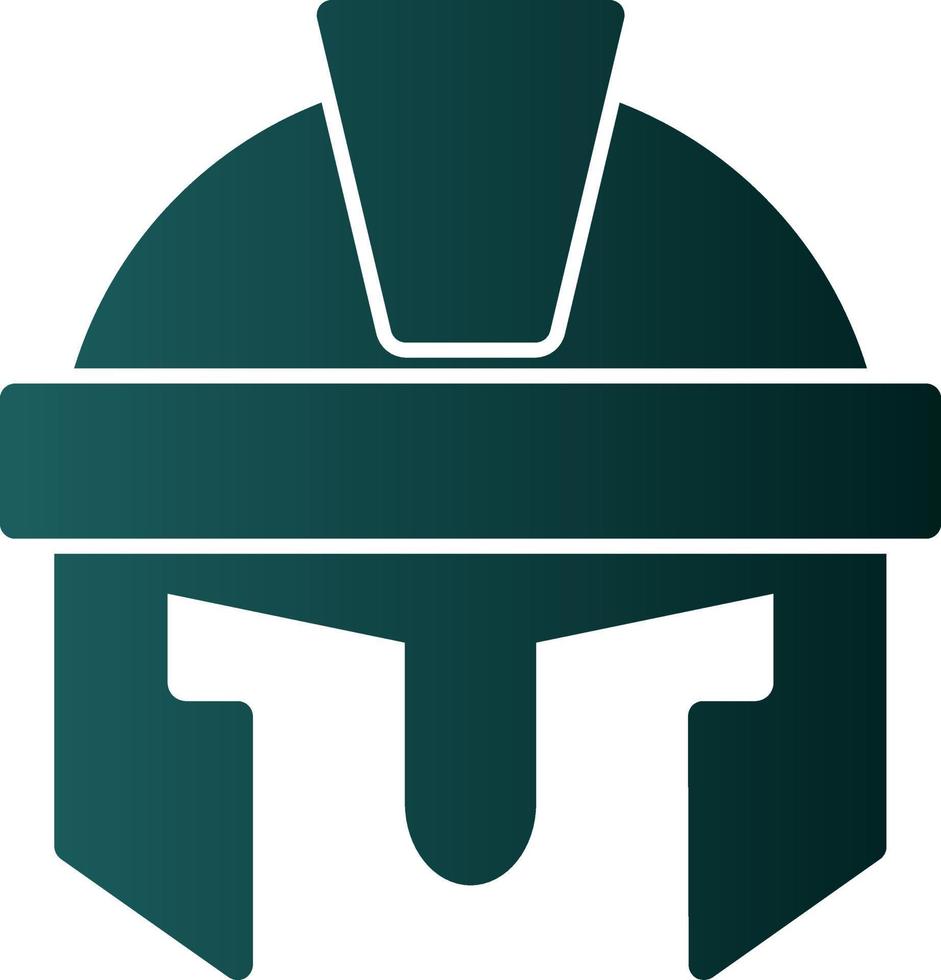 Roman Helmet Vector Icon Design