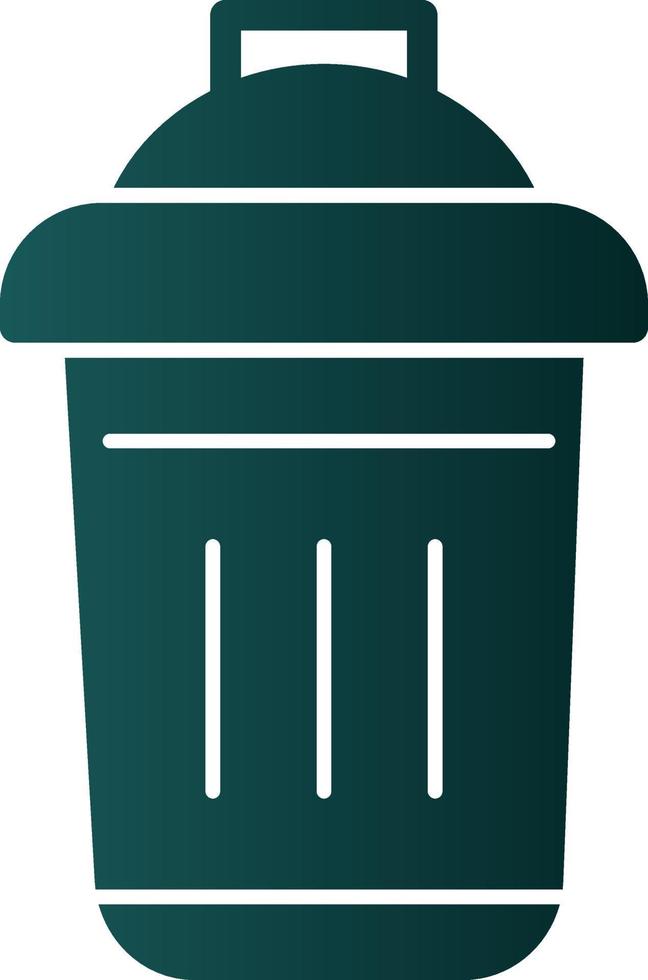 Dustbin Vector Icon Design