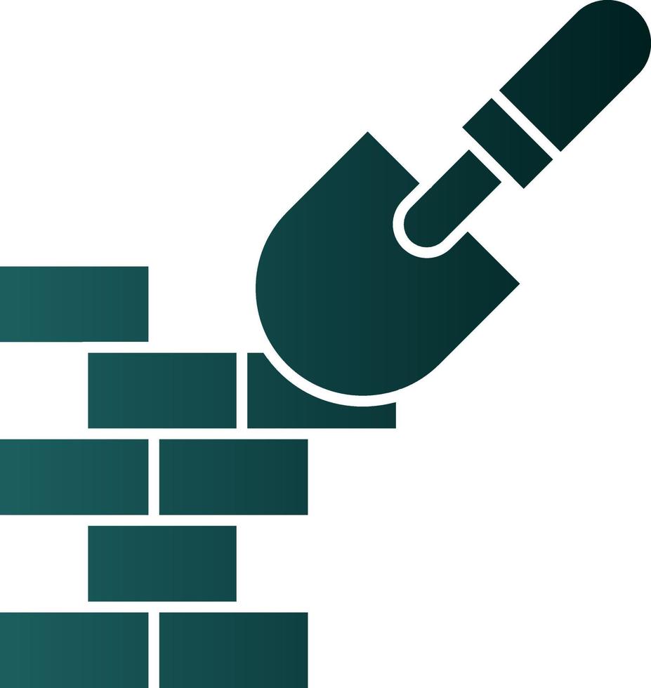 Trowel Vector Icon Design