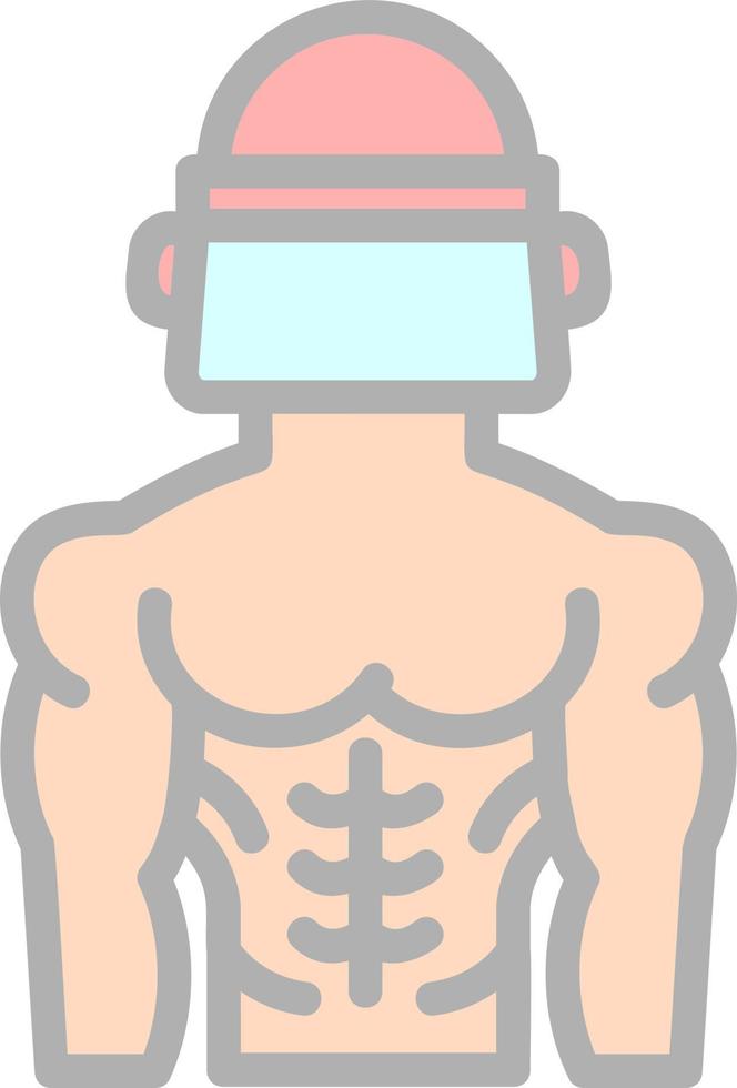 diseño de icono de vector de cuerpo