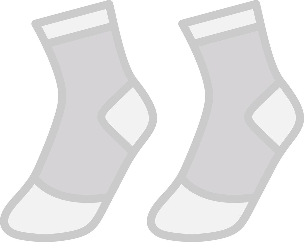 Socks Vector Icon Design