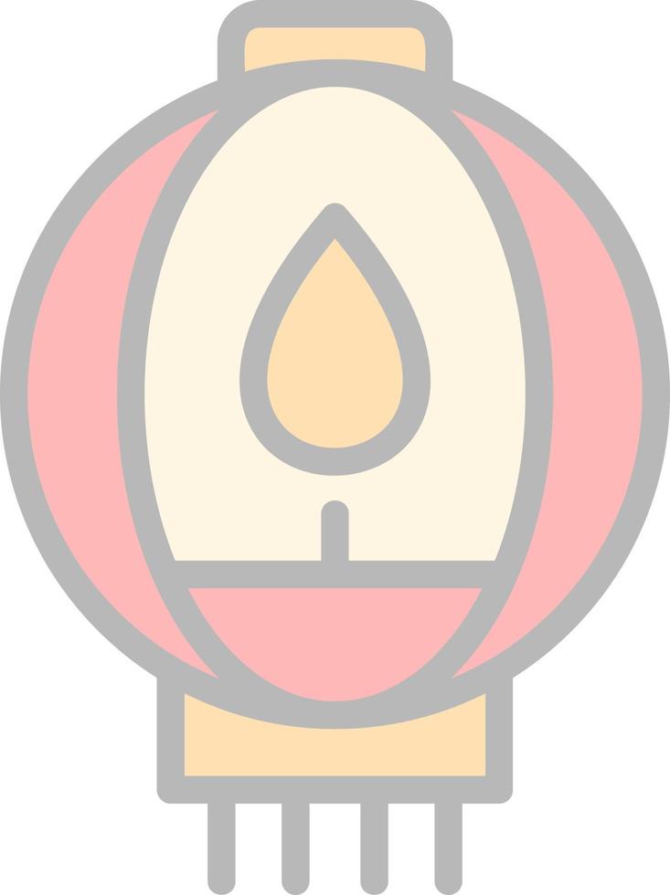 Lantern Vector Icon Design