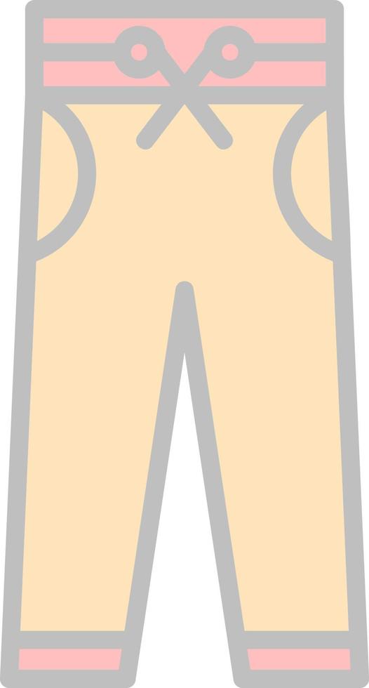 diseño de icono de vector de pantalones