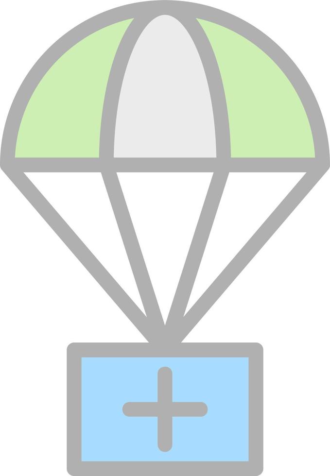 Airdrop Vector Icon Design