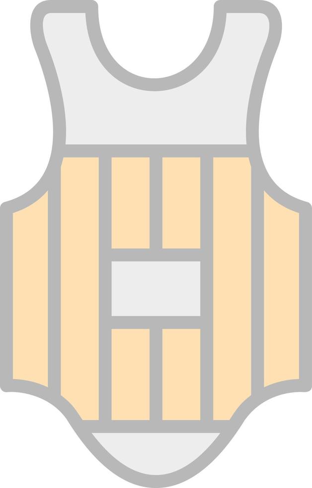 Chest Protection Vector Icon Design