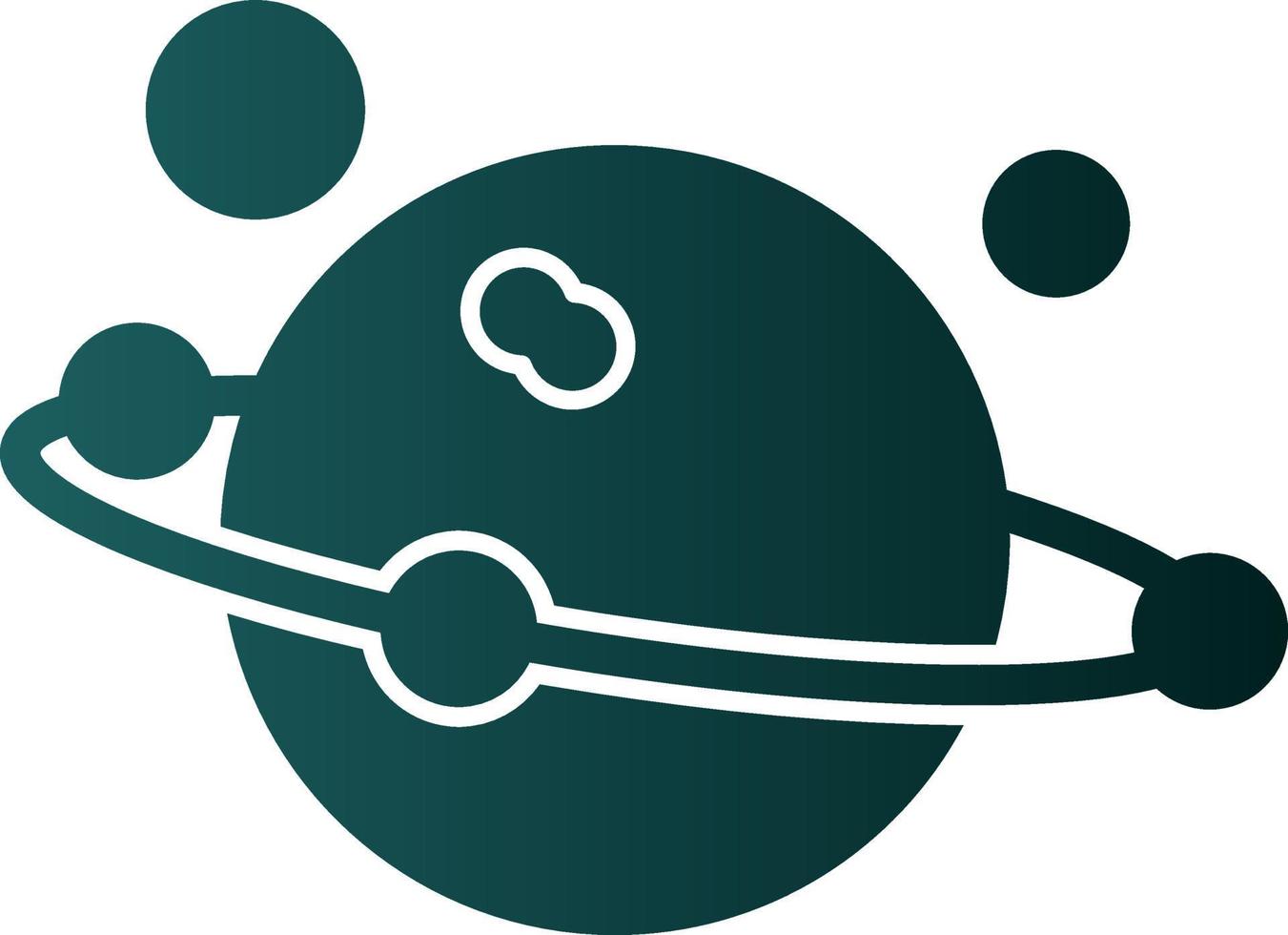 Solar System Vector Icon Design