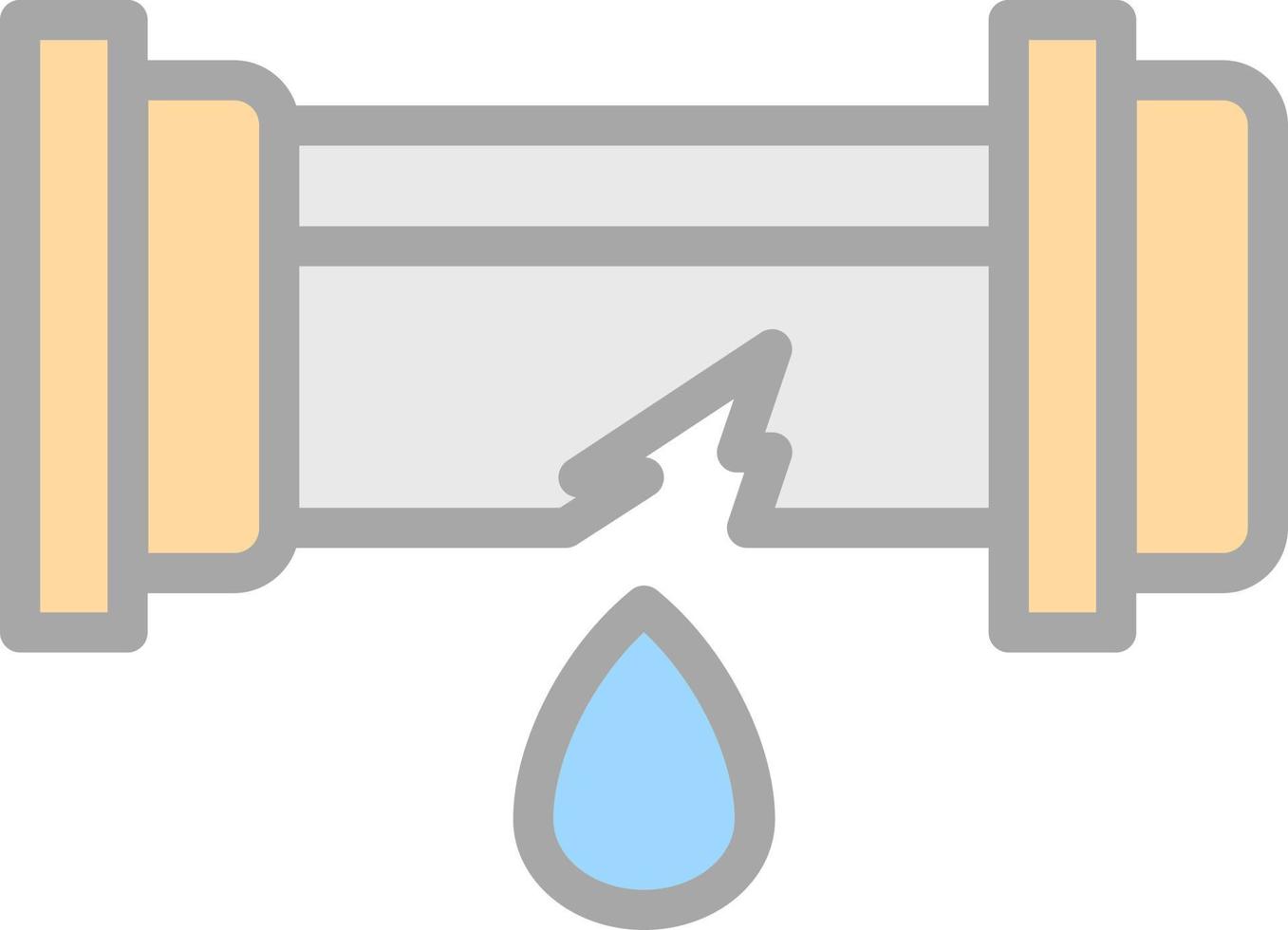 Leaking Vector Icon Design