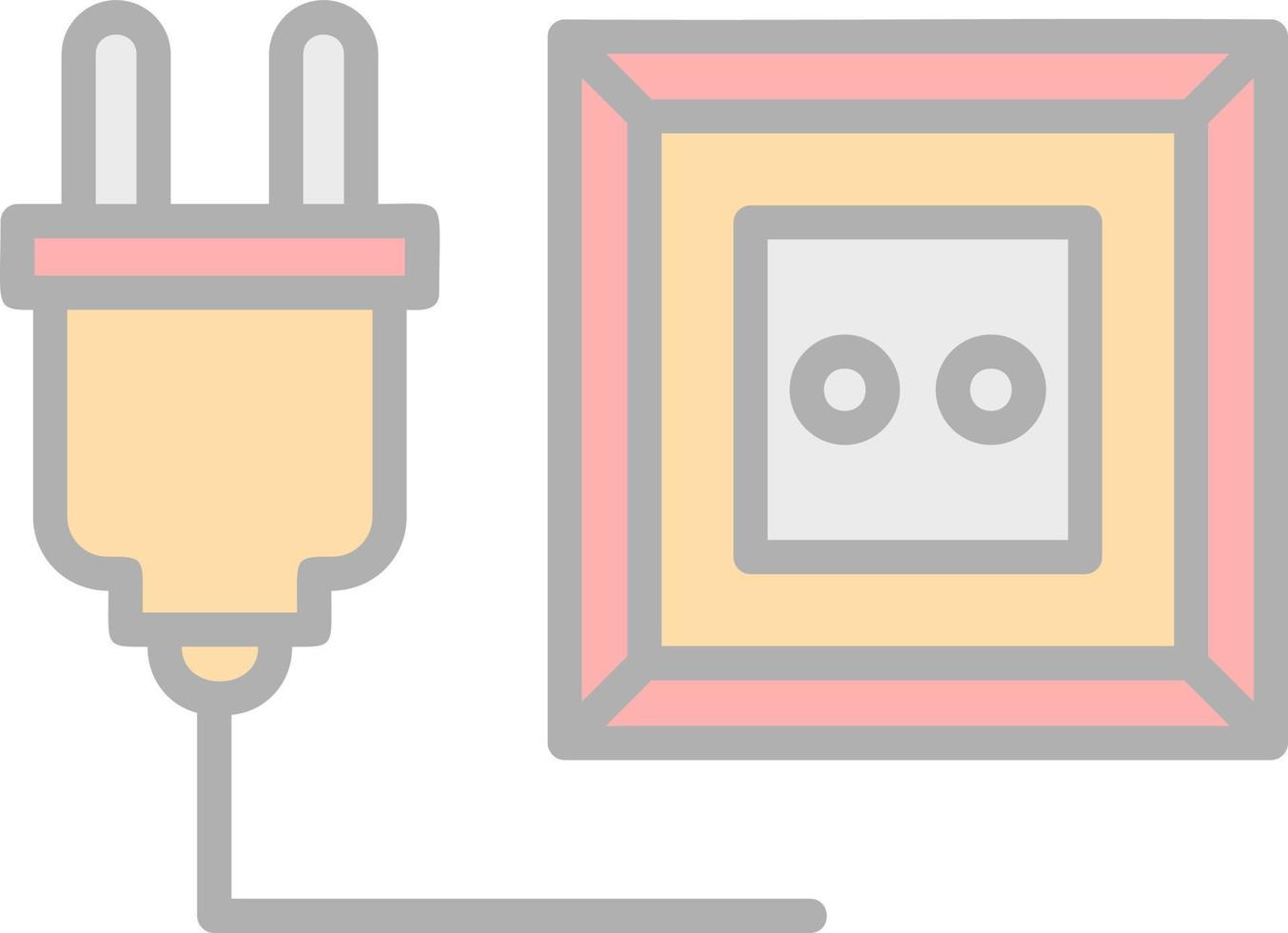 Unplugged Vector Icon Design