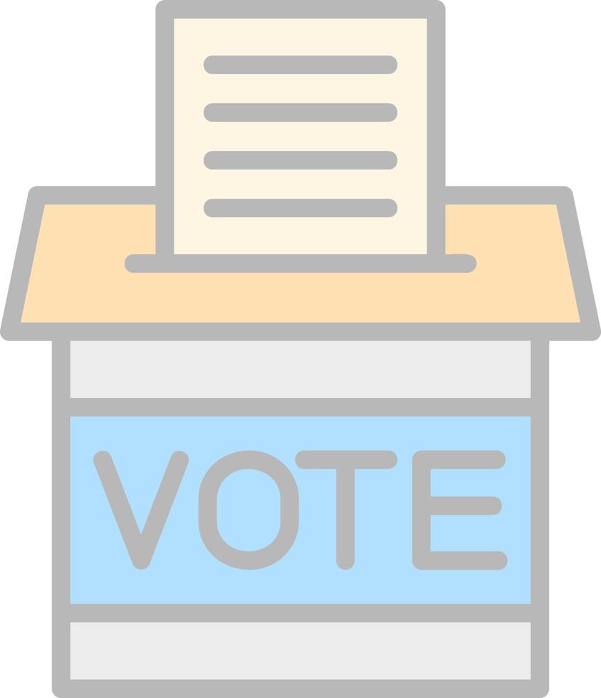 diseño de icono de vector de voto
