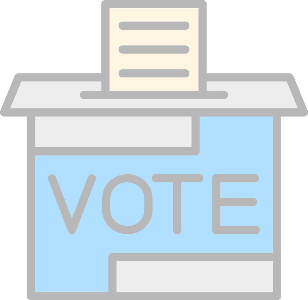 Ballot Vector Icon Design