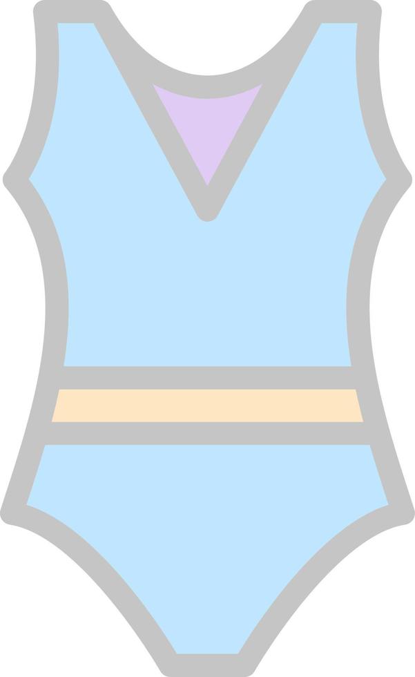 diseño de icono de vector de traje de baño