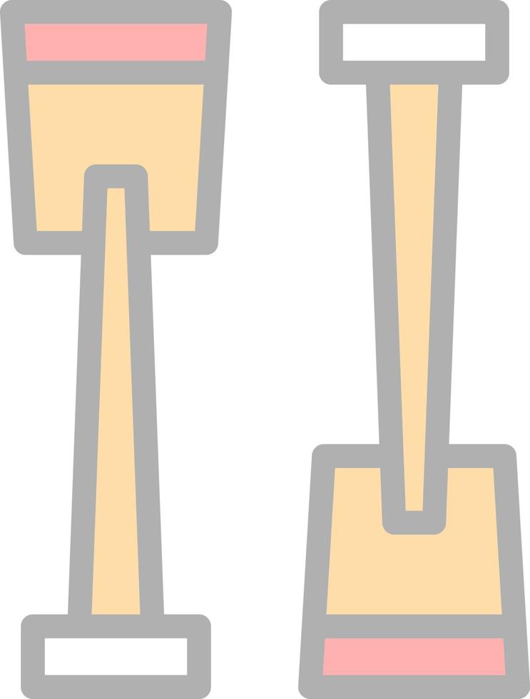 Paddle Vector Icon Design