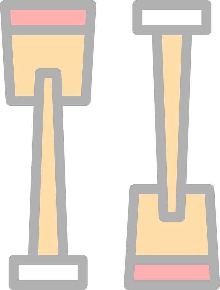 Paddle Vector Icon Design