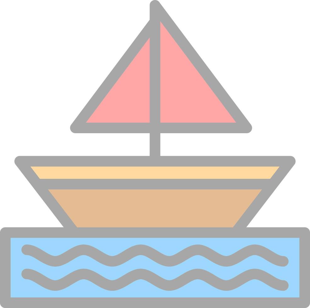 Boat Vector Icon Design