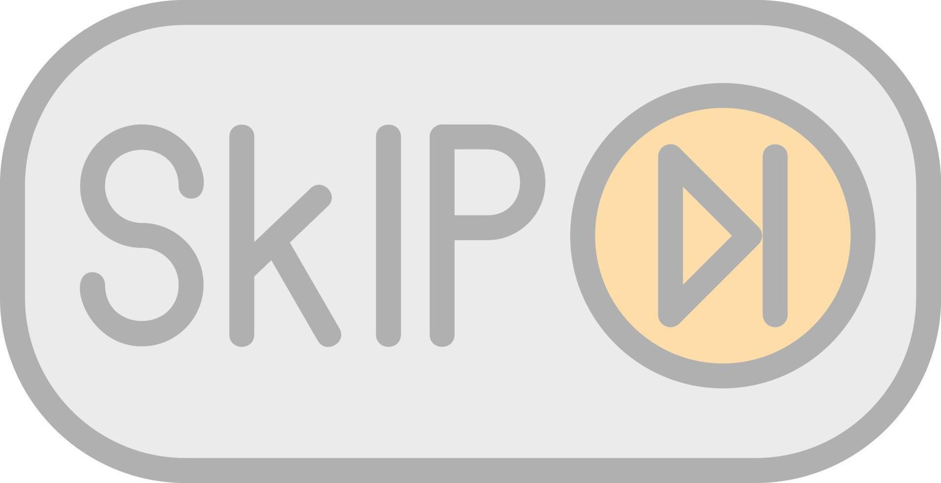 Skip Ad Vector Icon Design