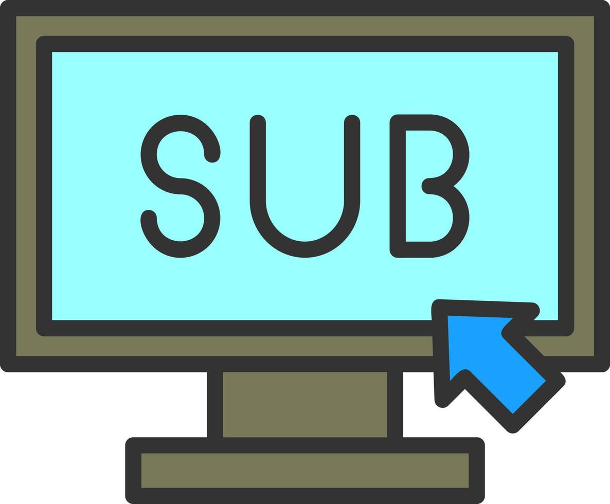 Subscribe Vector Icon Design