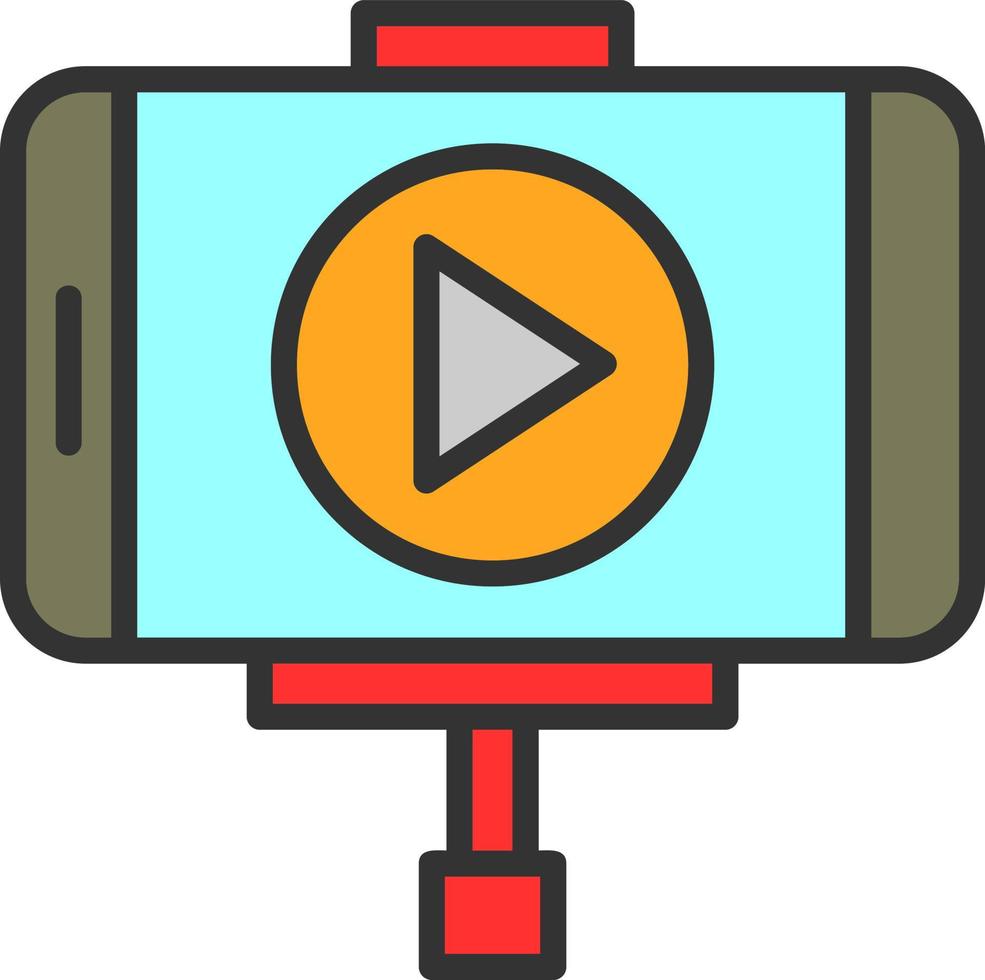 Vlog Vector Icon Design