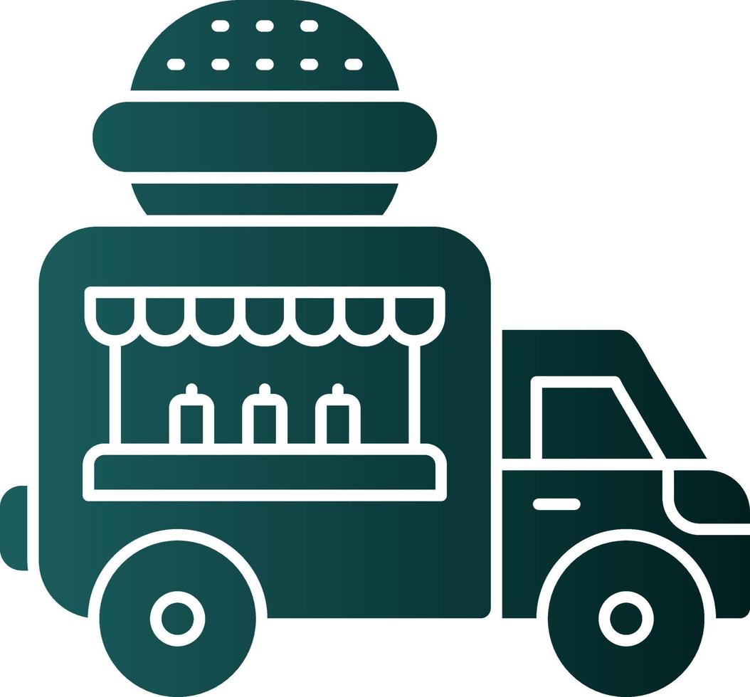 Food Truck Vector Icon Design