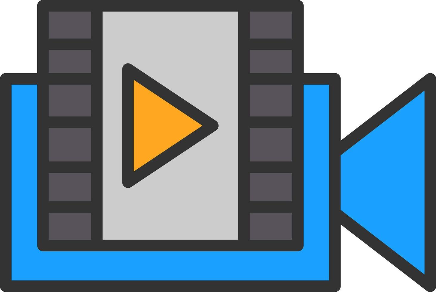 Video Production Vector Icon Design