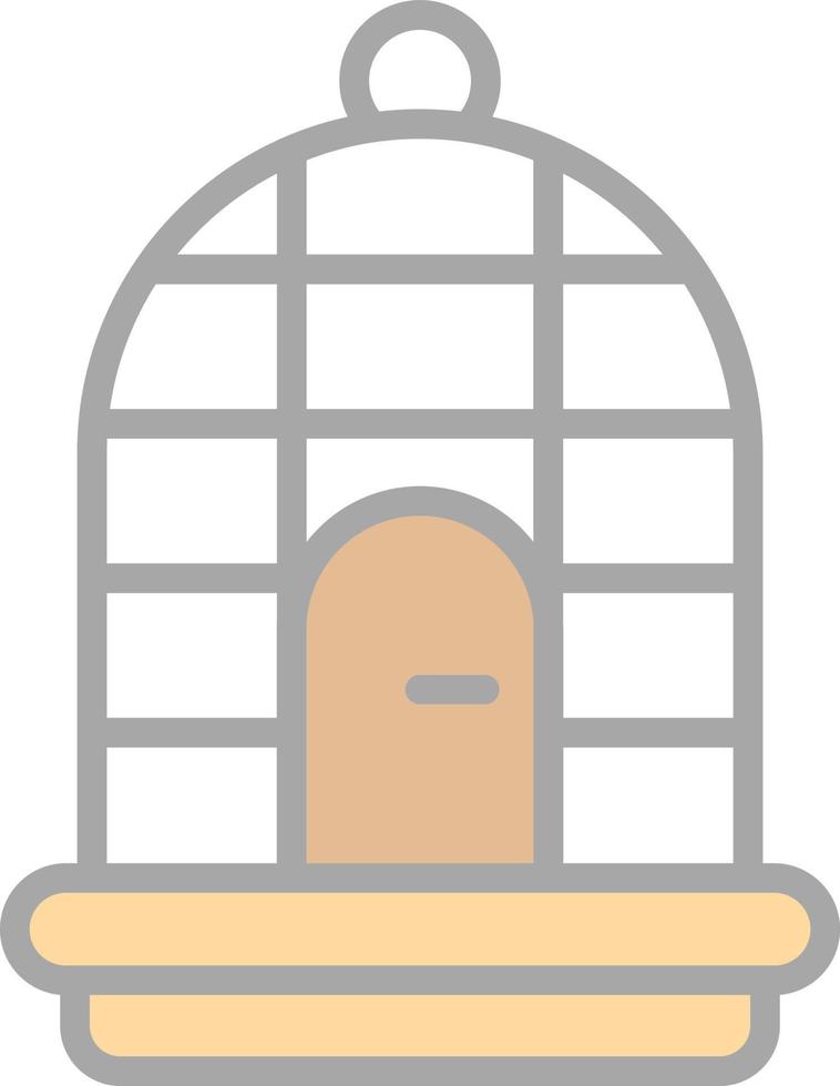 Birdcage Vector Icon Design