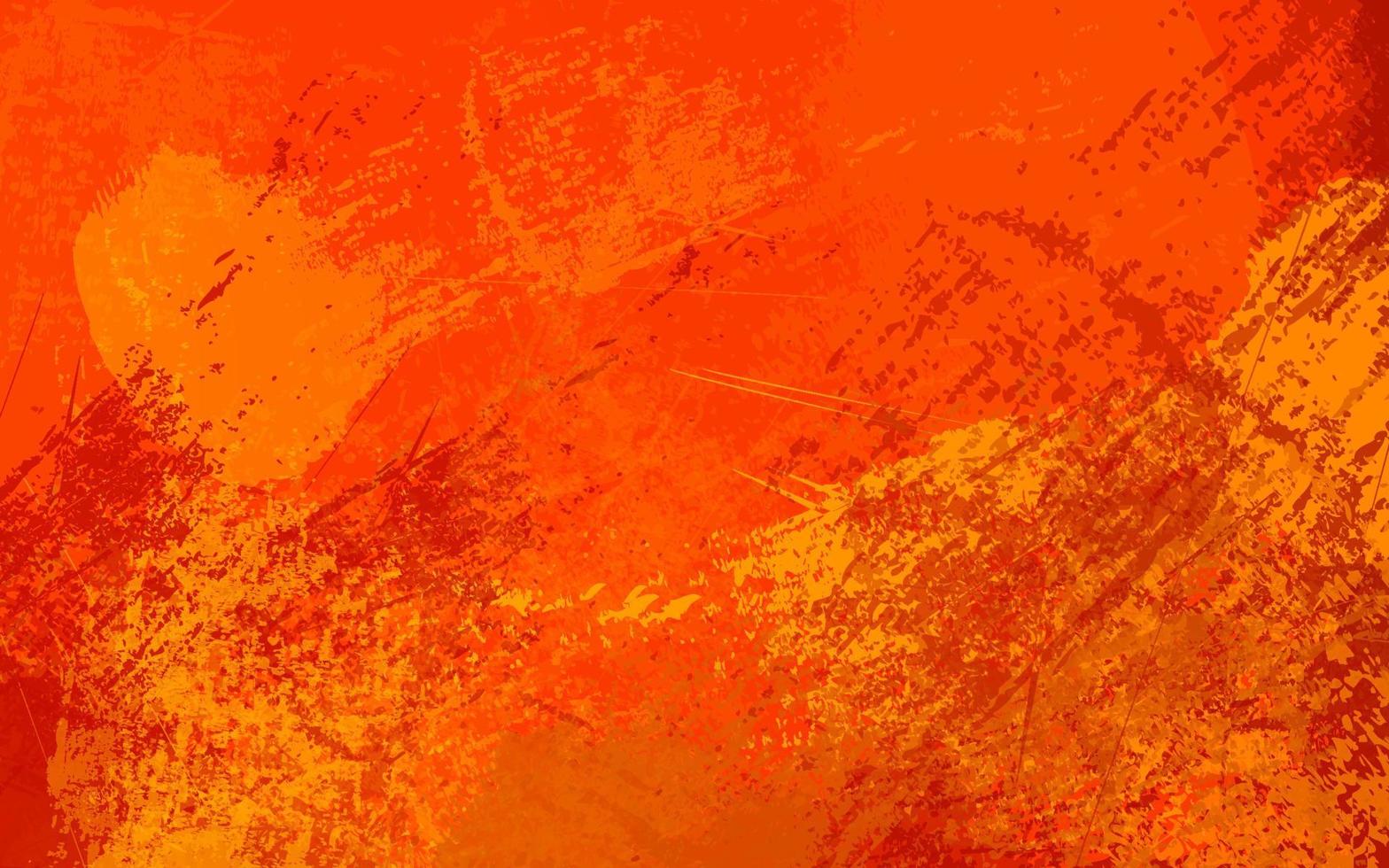 Abstract grunge texture orange color background vector