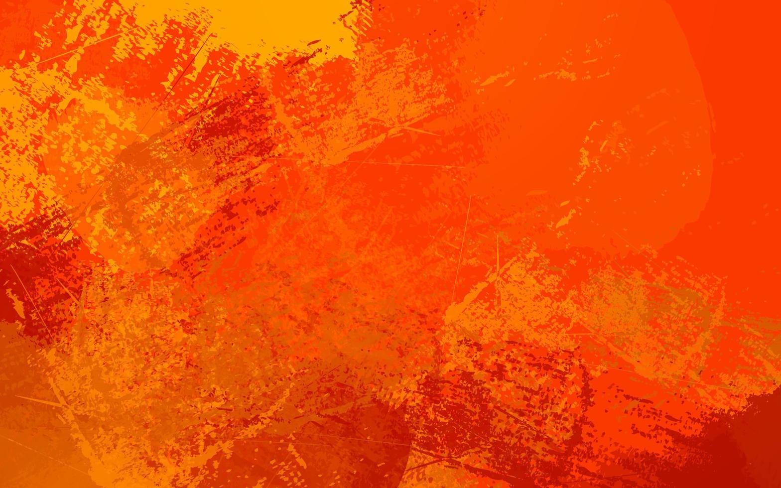 Abstract grunge texture orange color background vector