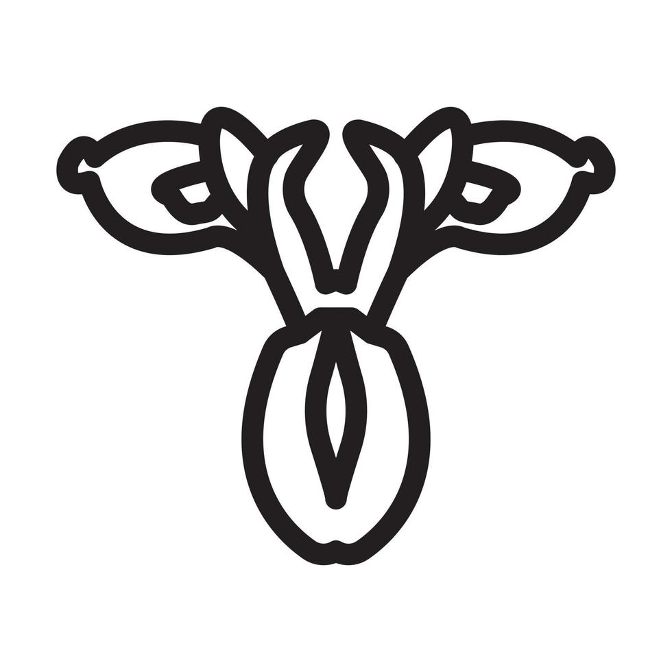 Iris Icon Design vector