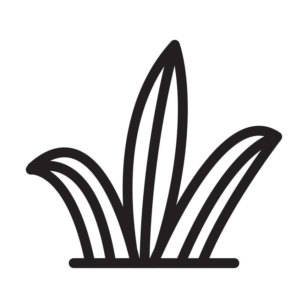 Grass Leaves Icon Design vector