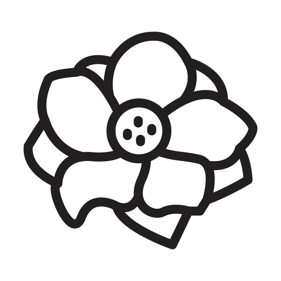 Anemone Icon Design vector