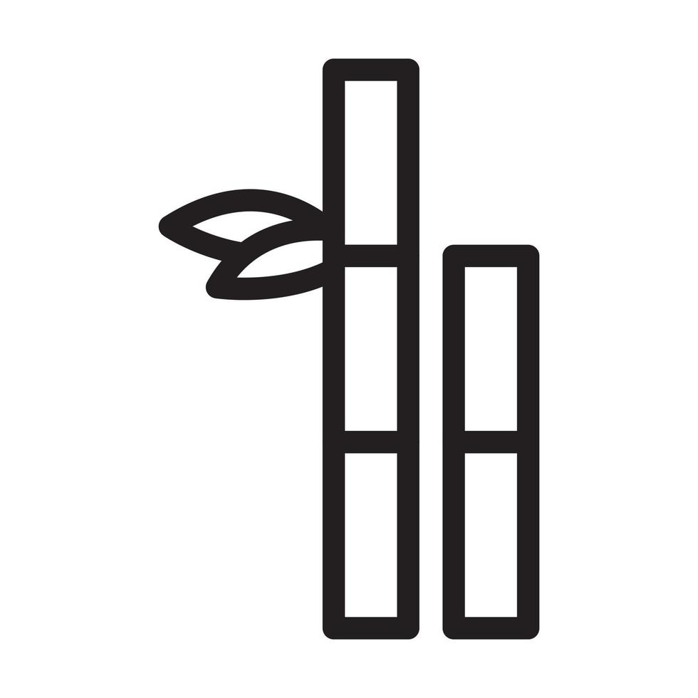 Bamboo Icon Design vector