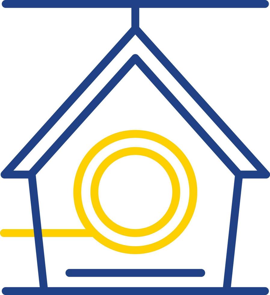 Bird House Vector Icon Design