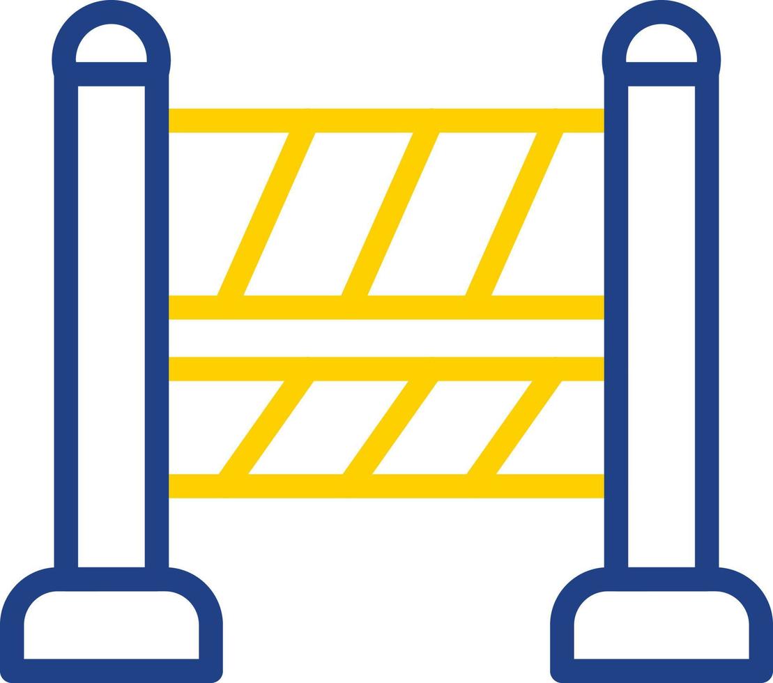 Road Block Vector Icon Design