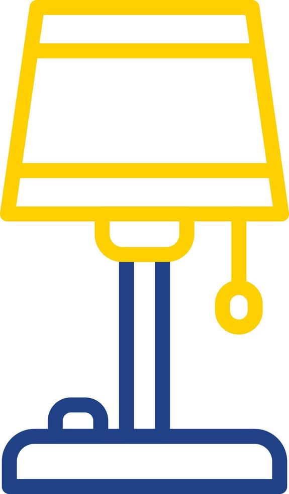 Floor Lamp Vector Icon Design