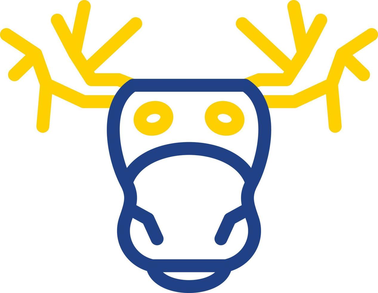 Moose Vector Icon Design
