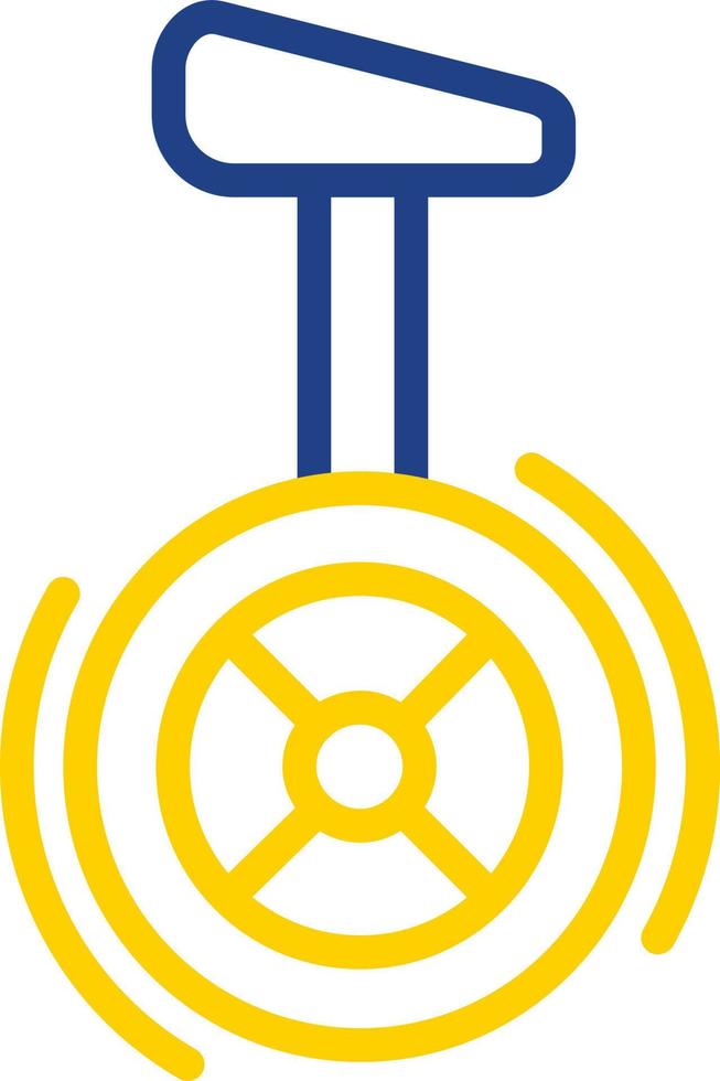 Unicycle Vector Icon Design