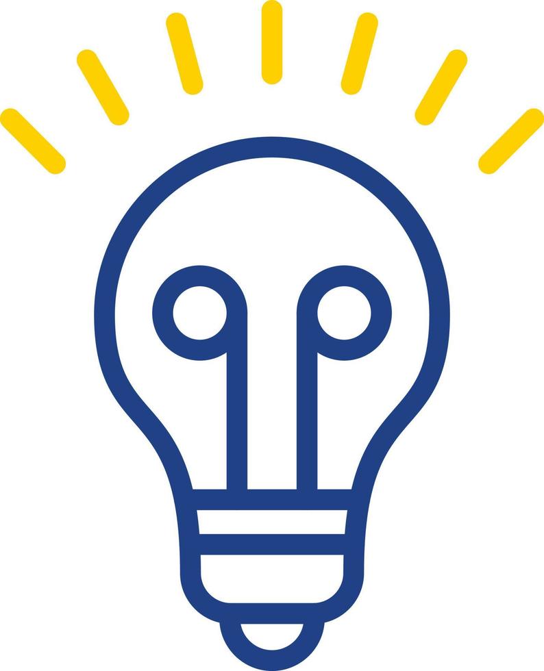 Light Bulb Vector Icon Design