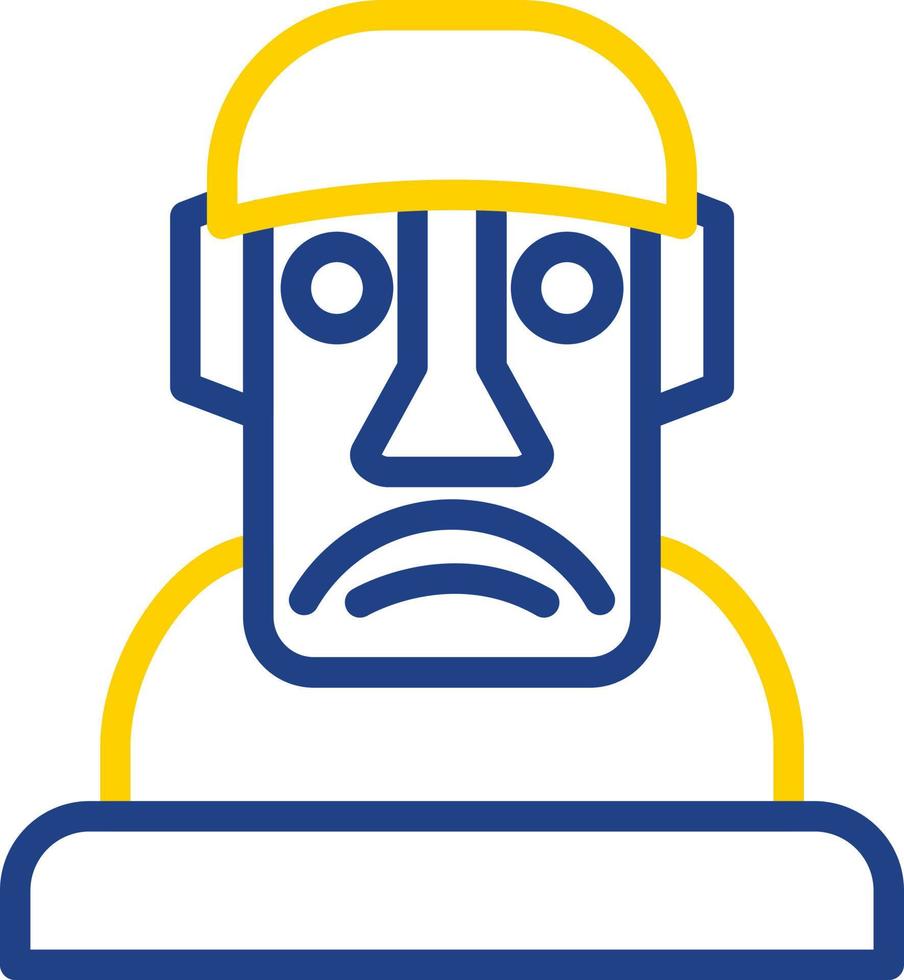Moai Vector Icon Design