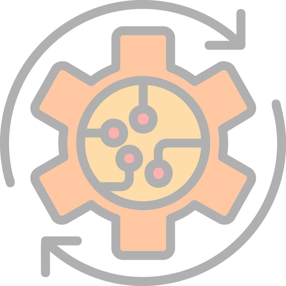 Processing Vector Icon Design