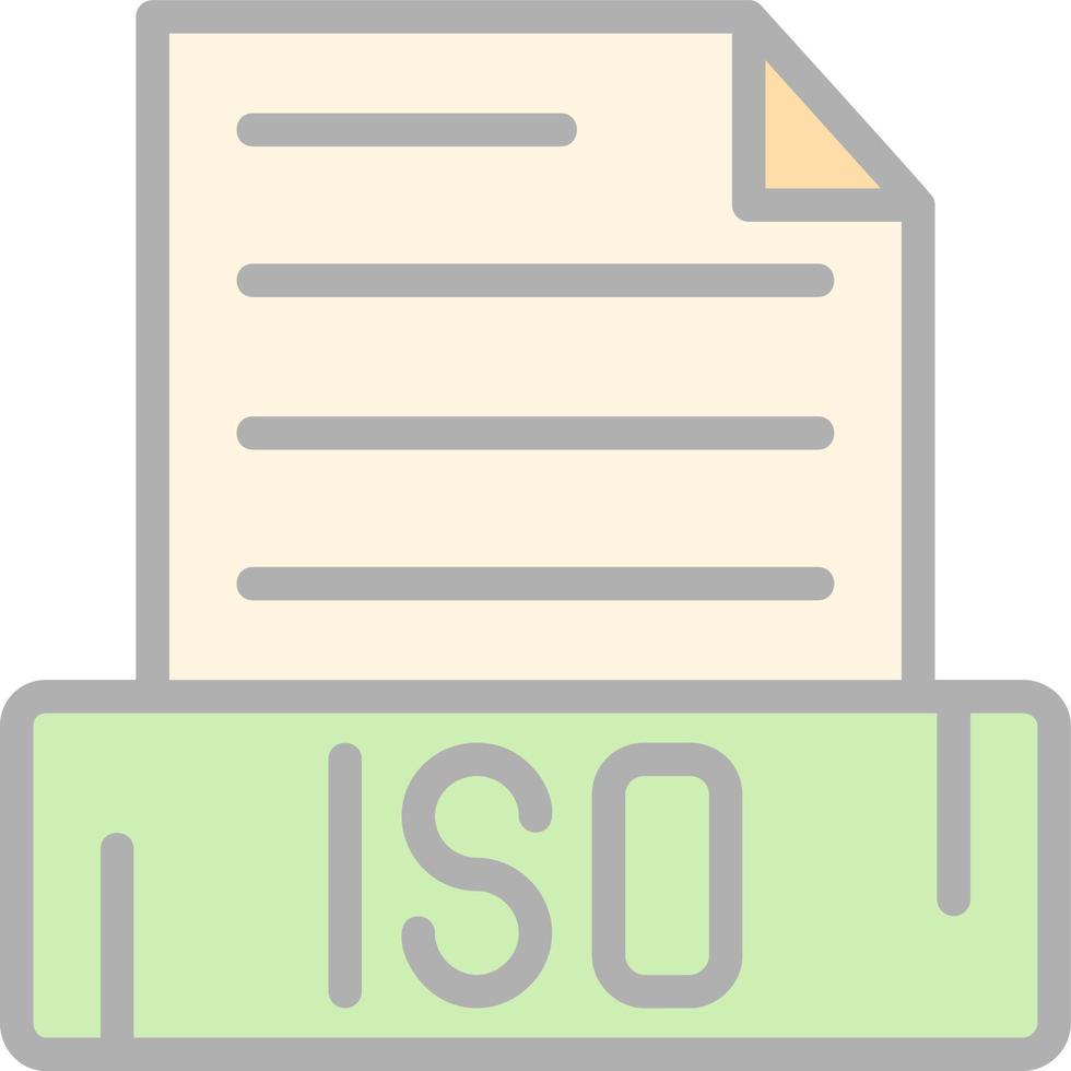 ISO Vector Icon Design