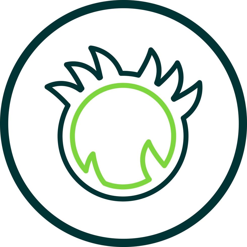 Ring Of Fire Vector Icon Design