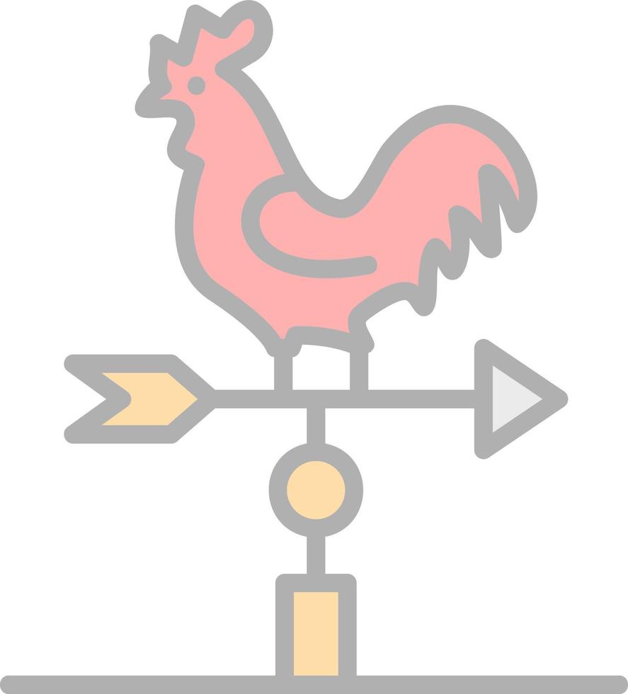 Weather Vane Vector Icon Design