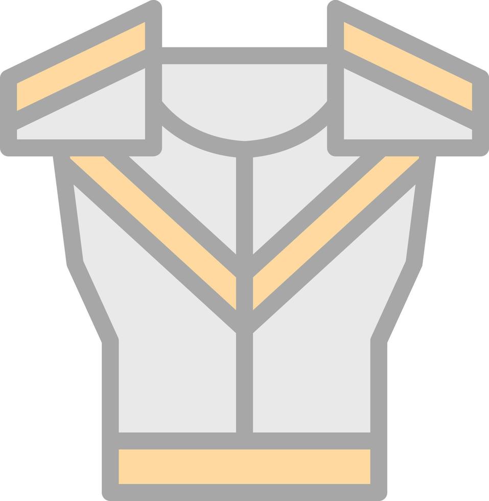 diseño de icono de vector de armadura