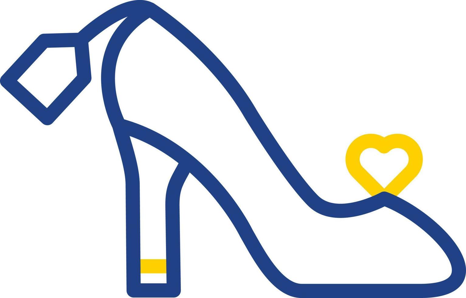 Female Footwear Vector Icon Design